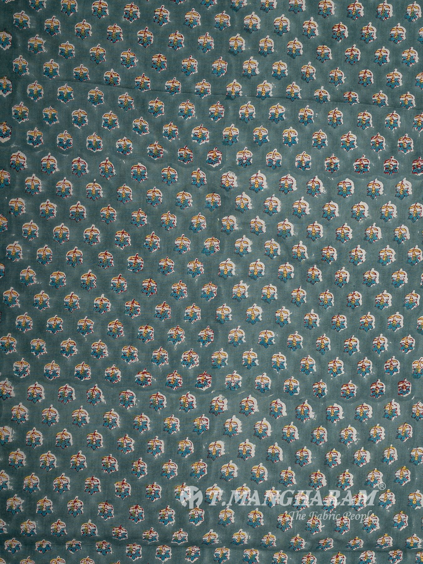 Blue Cotton Fabric - EC16033