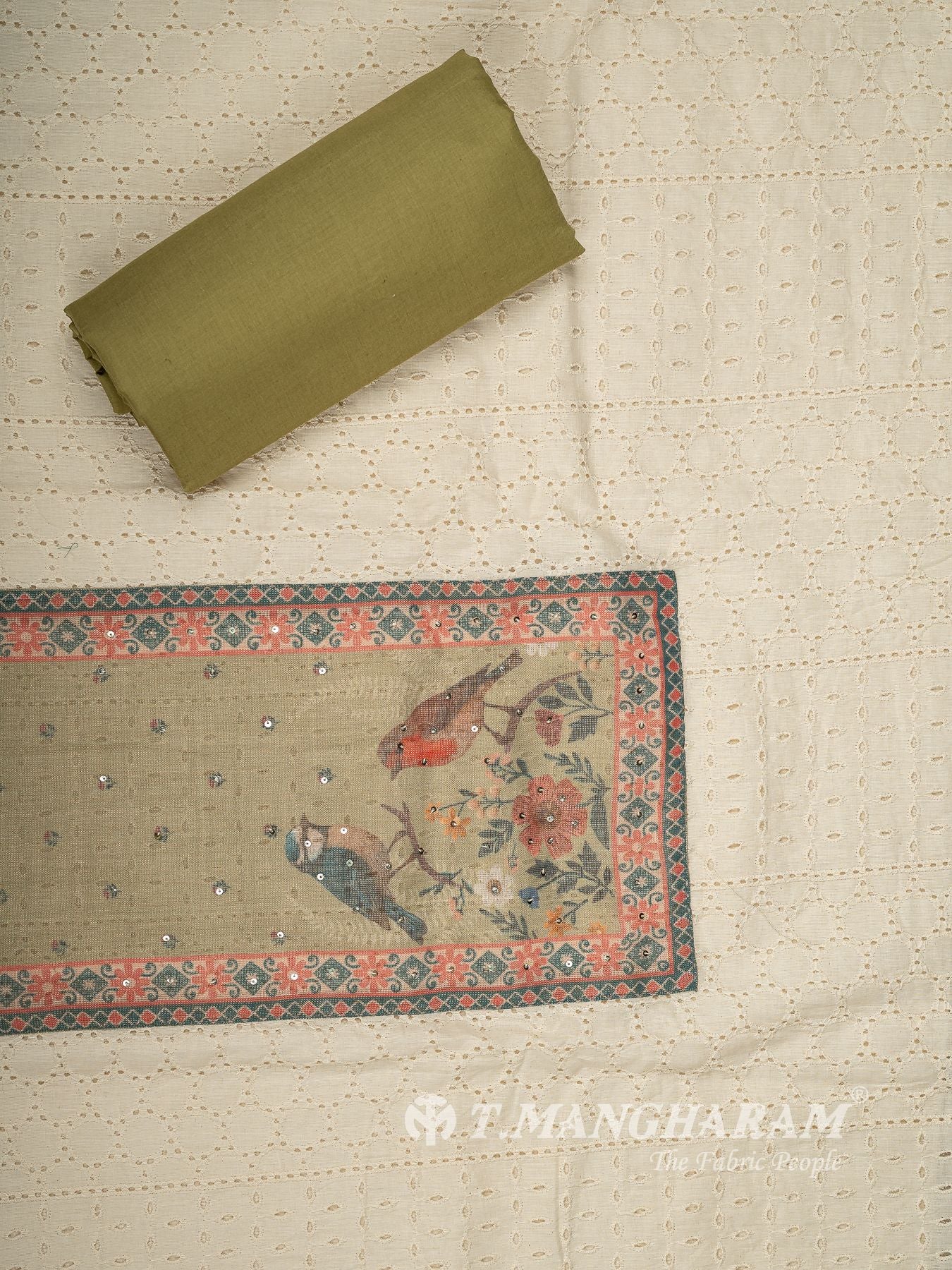 Hakoba Cotton Chudidhar Fabric Set