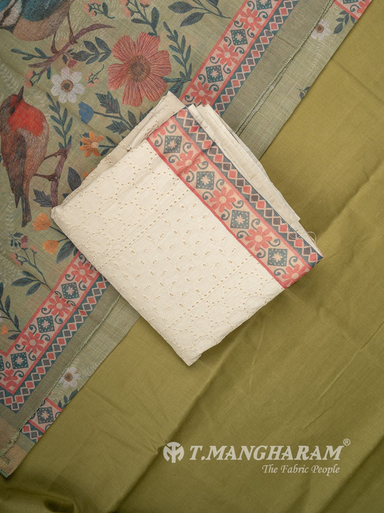 Hakoba Cotton Chudidhar Fabric Set