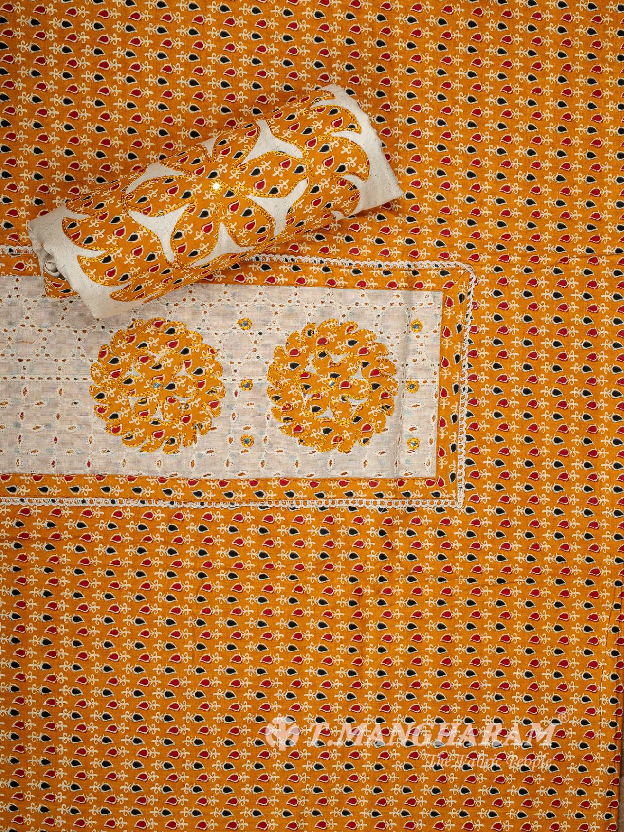 Cotton Chudidhar Fabric Set