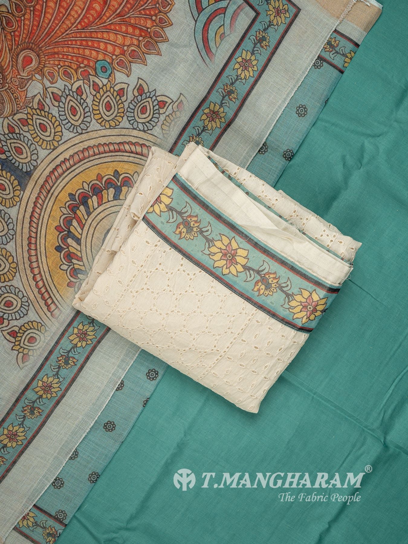 Hakoba Cotton Chudidhar Fabric Set