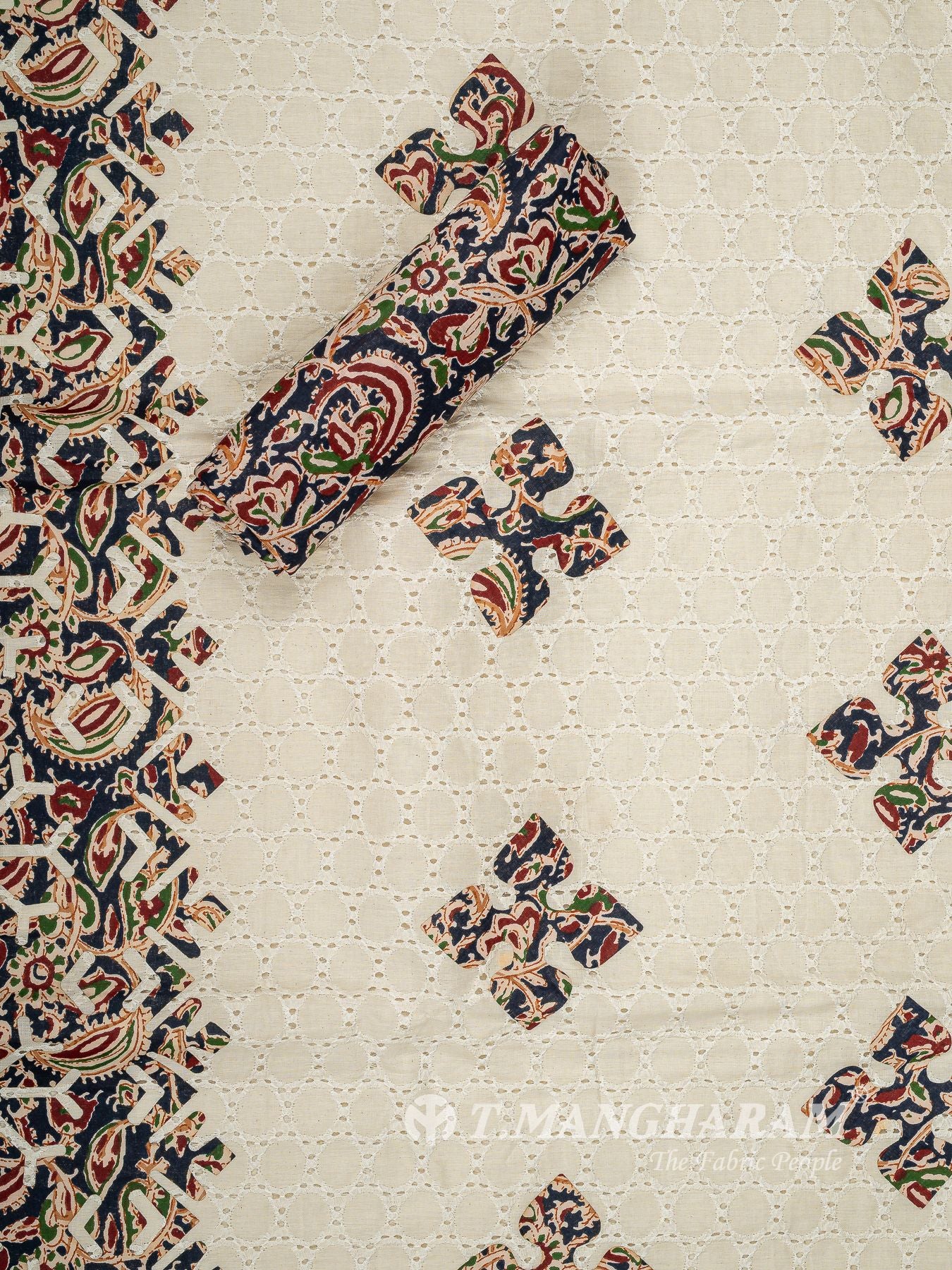 Hakoba Cotton Chudidhar Fabric Set