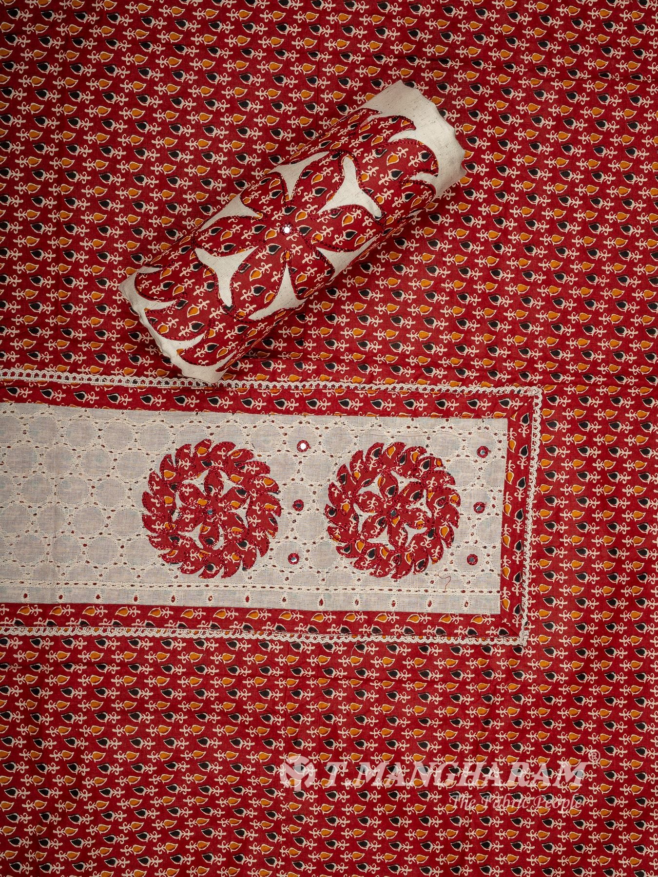Cotton Chudidhar Fabric Set