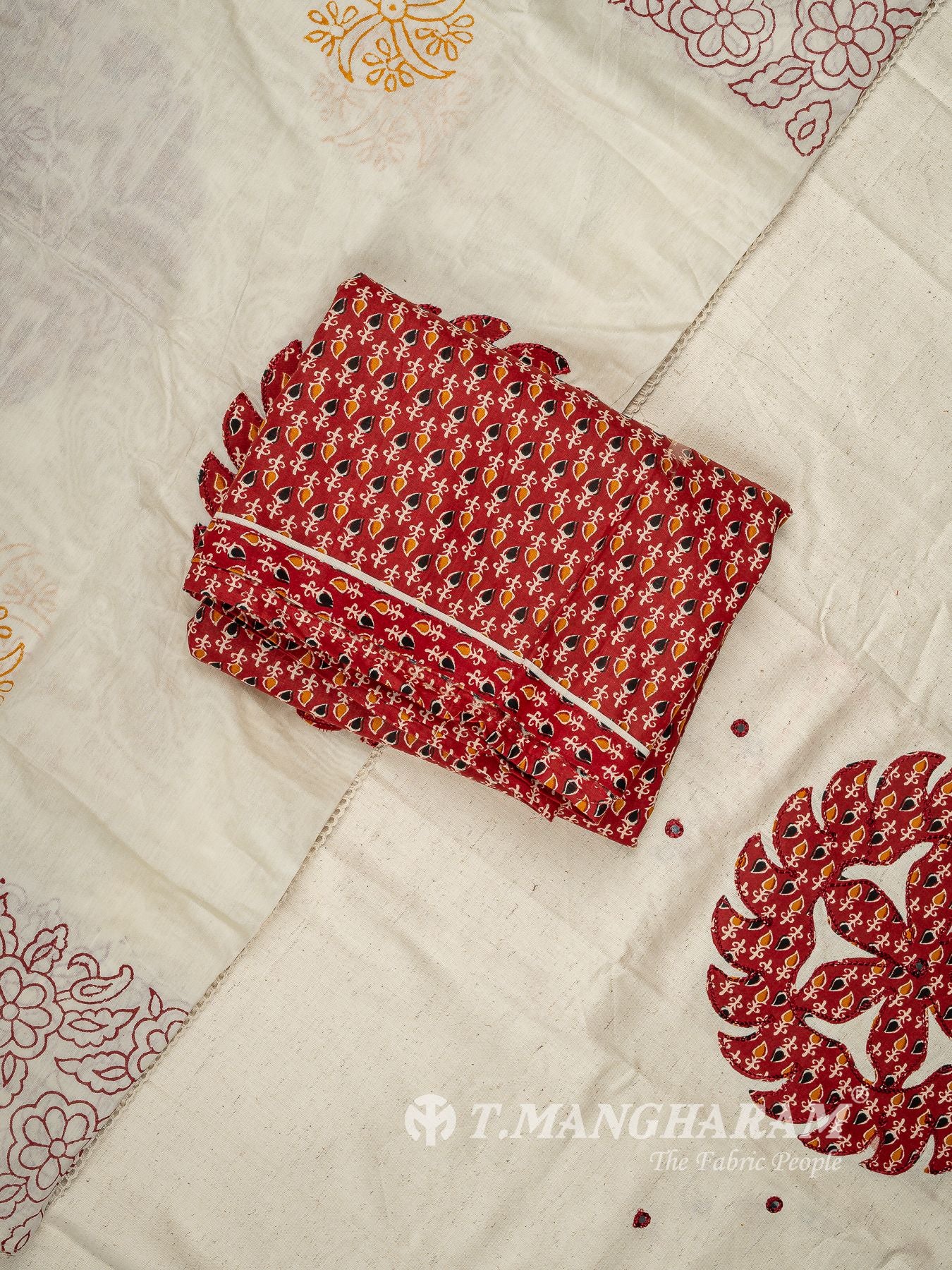 Cotton Chudidhar Fabric Set