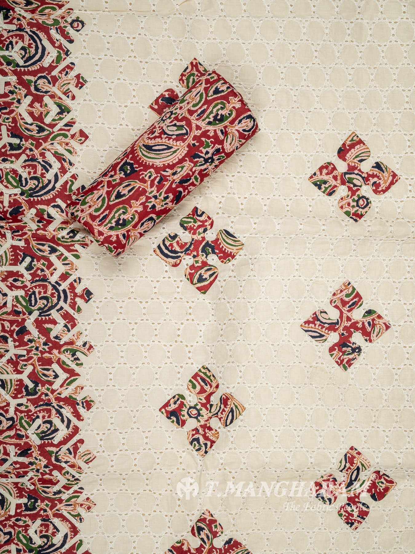 Hakoba Cotton Chudidhar Fabric Set