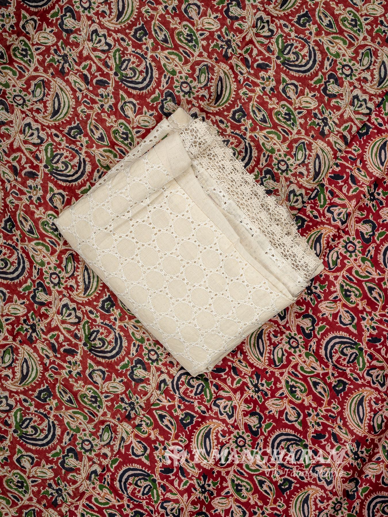 Hakoba Cotton Chudidhar Fabric Set