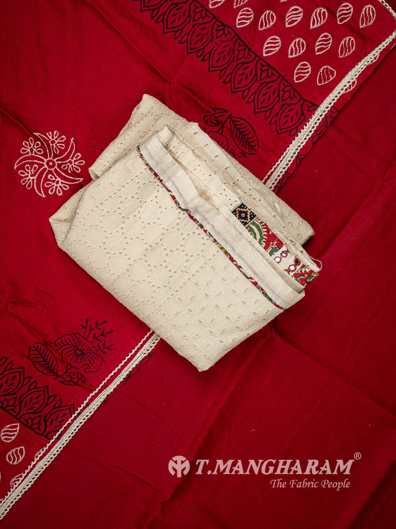Cotton Chudidhar Fabric Set