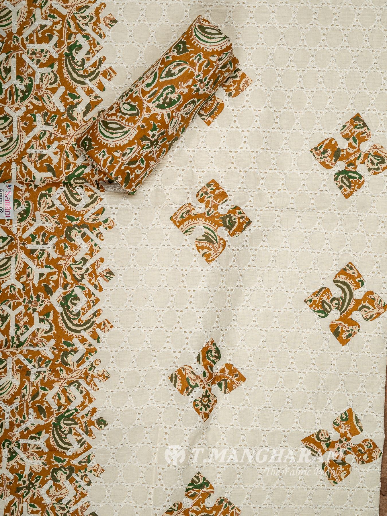 Hakoba Cotton Chudidhar Fabric Set
