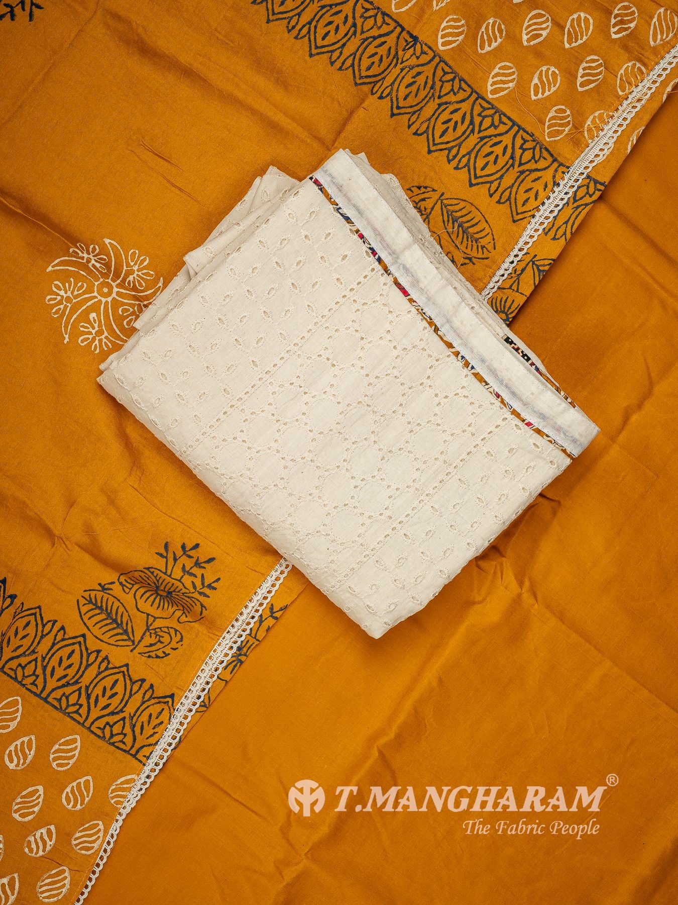 Cotton Chudidhar Fabric Set
