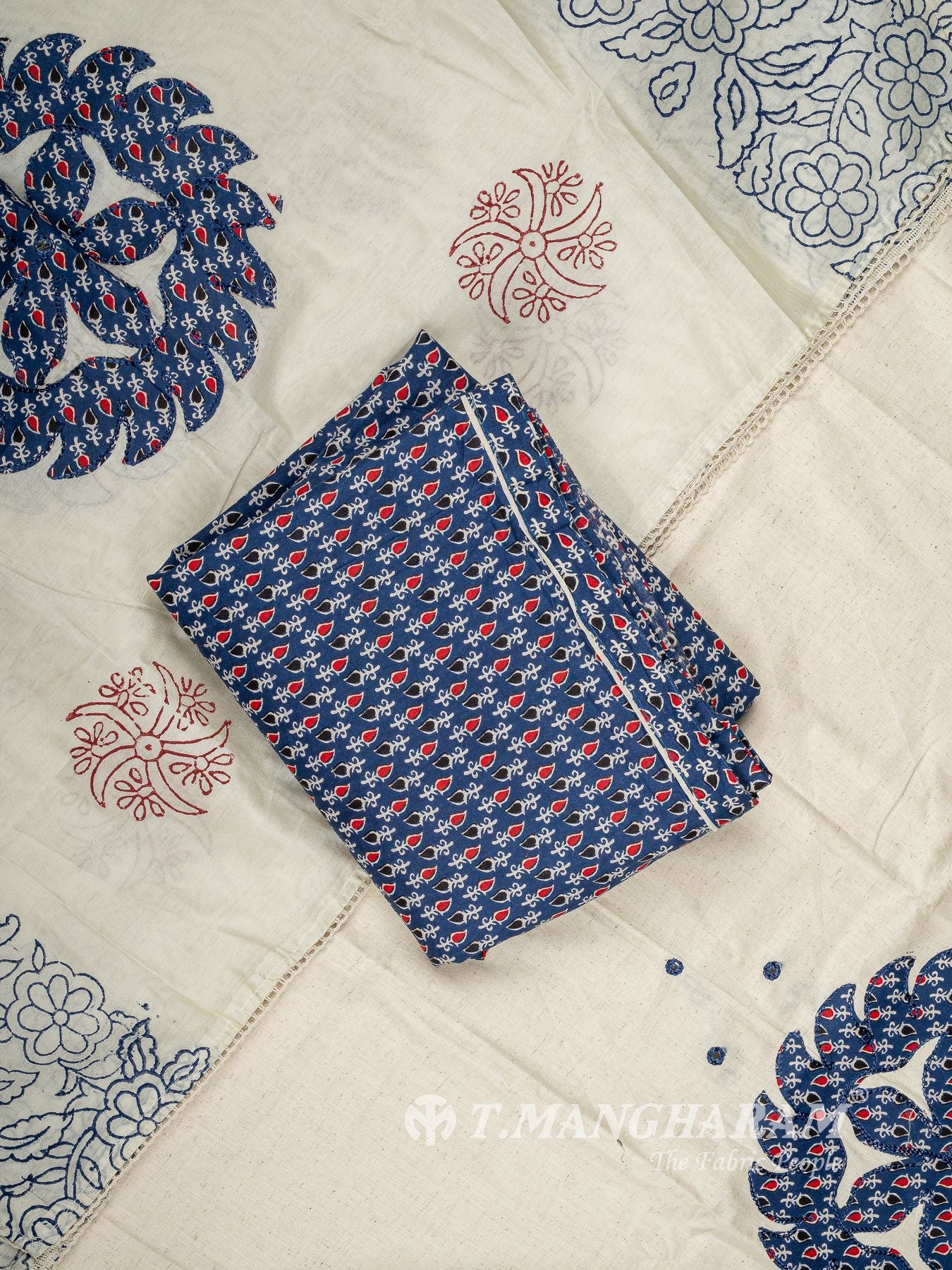 Cotton Chudidhar Fabric Set