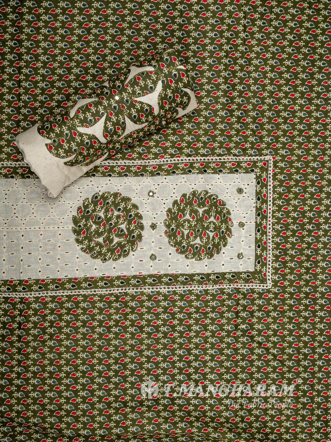 Cotton Chudidhar Fabric Set