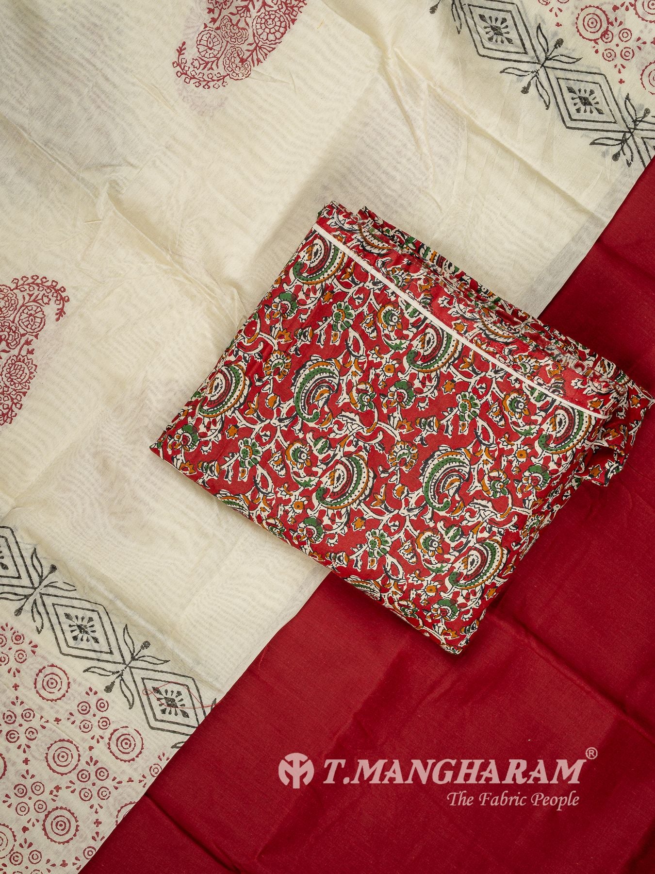 Cotton Chudidhar Fabric Set