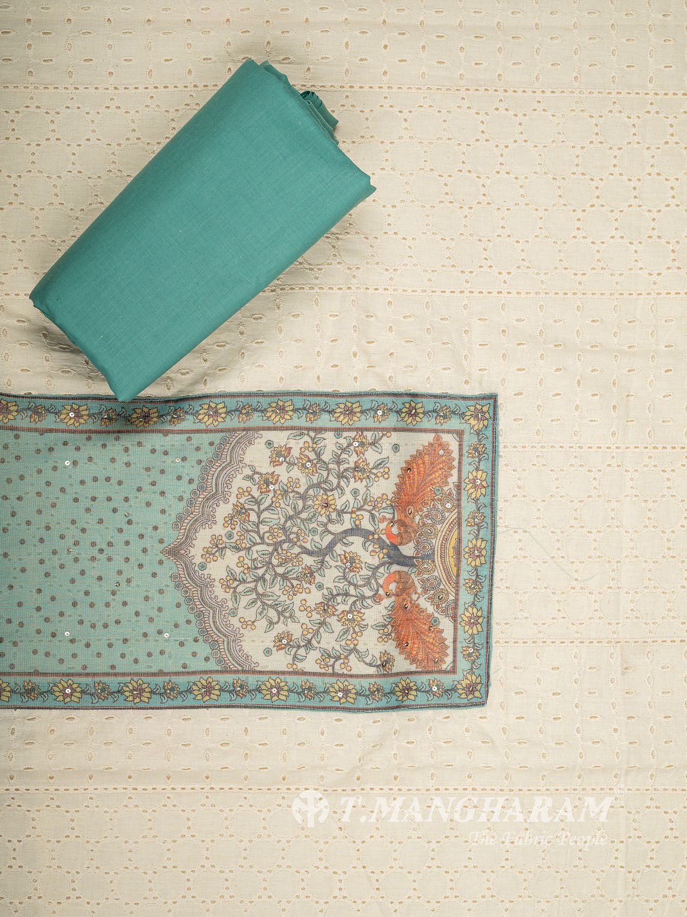 Hakoba Cotton Chudidhar Fabric Set