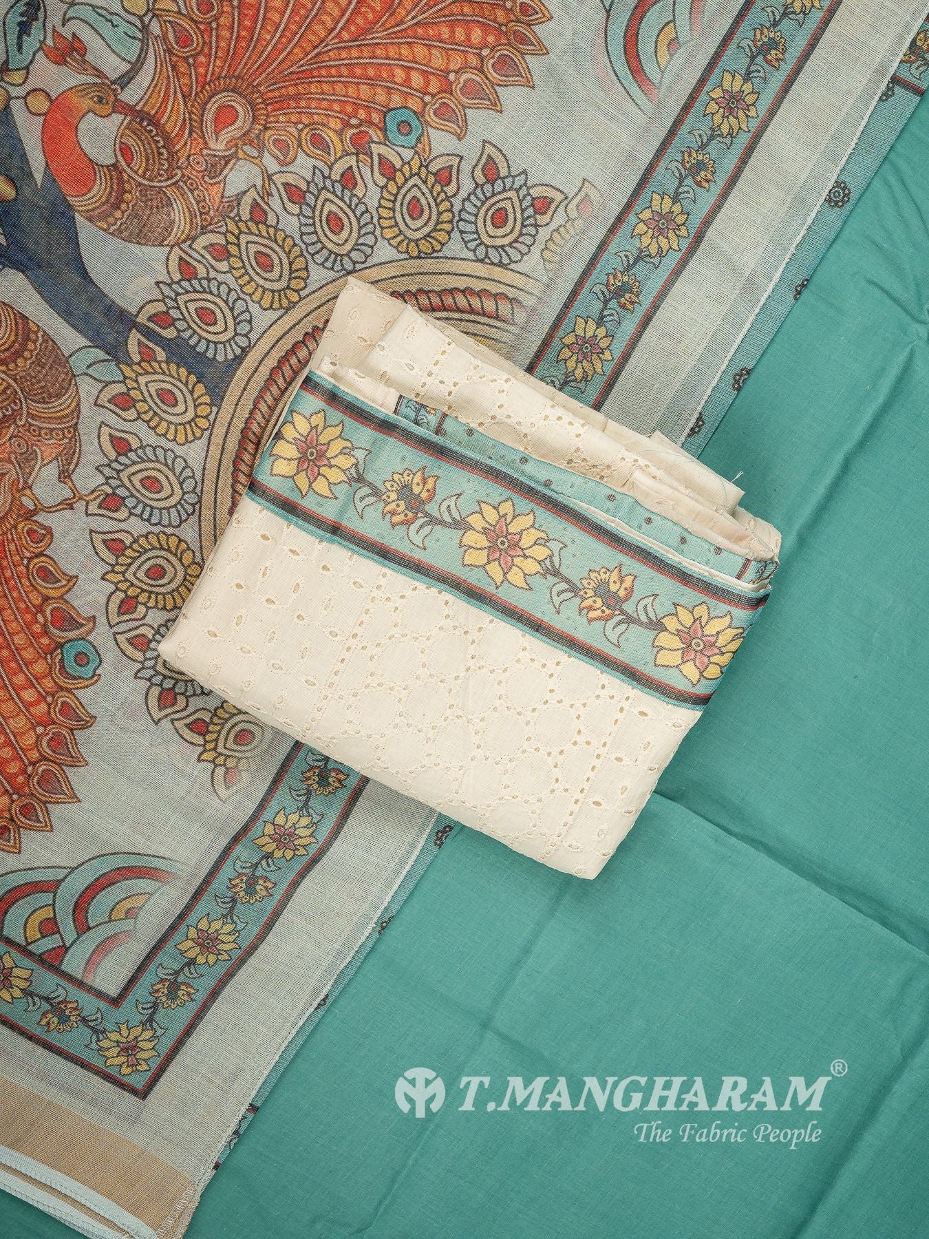 Hakoba Cotton Chudidhar Fabric Set