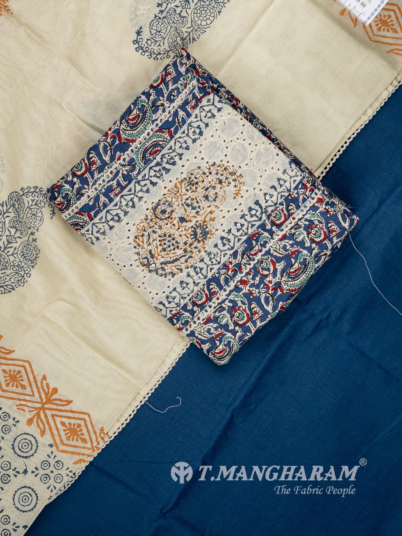 Cotton Chudidhar Fabric Set