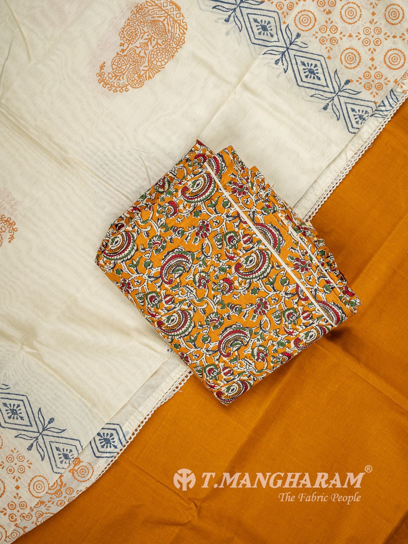 Cotton Chudidhar Fabric Set