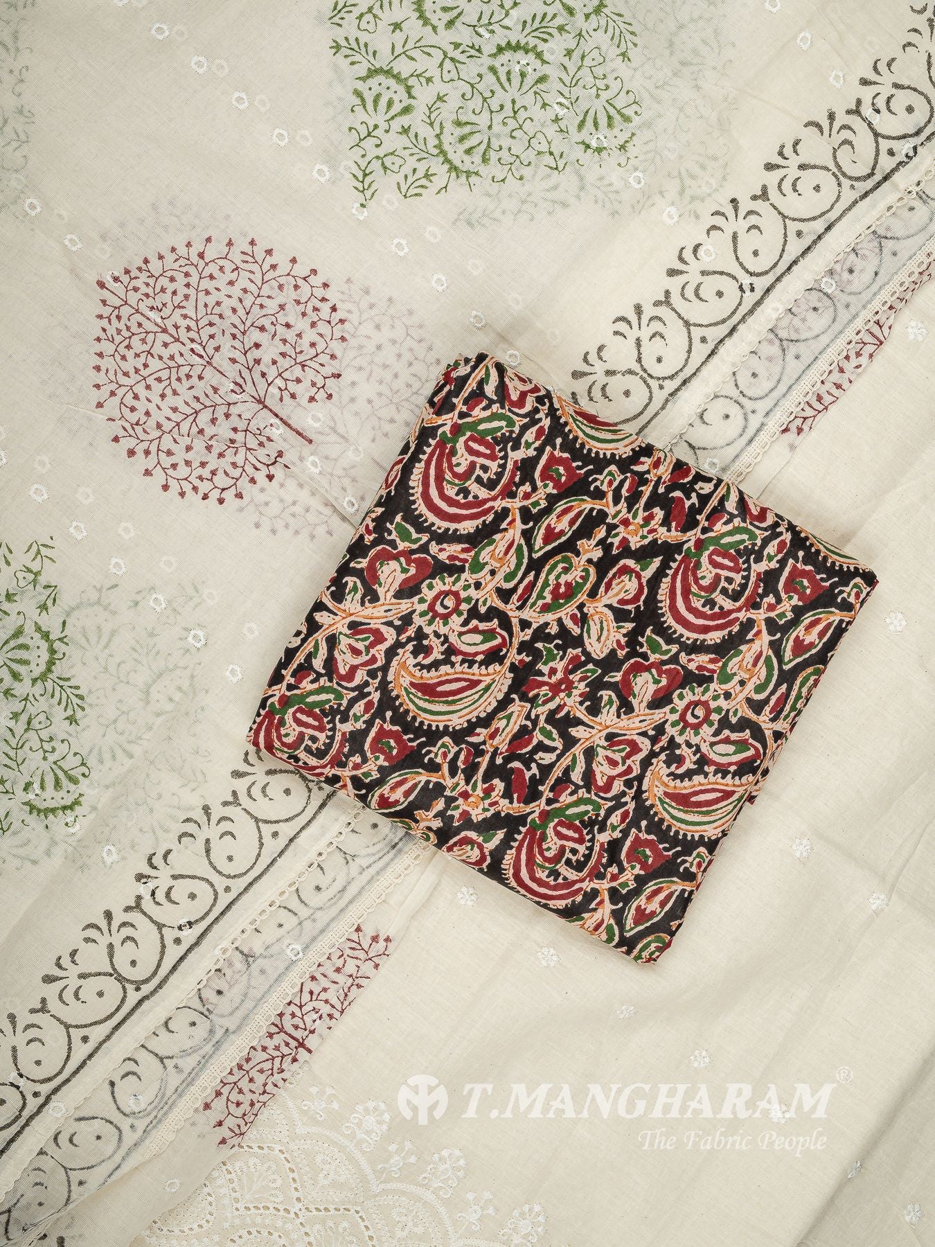 Cotton Chudidhar Fabric Set