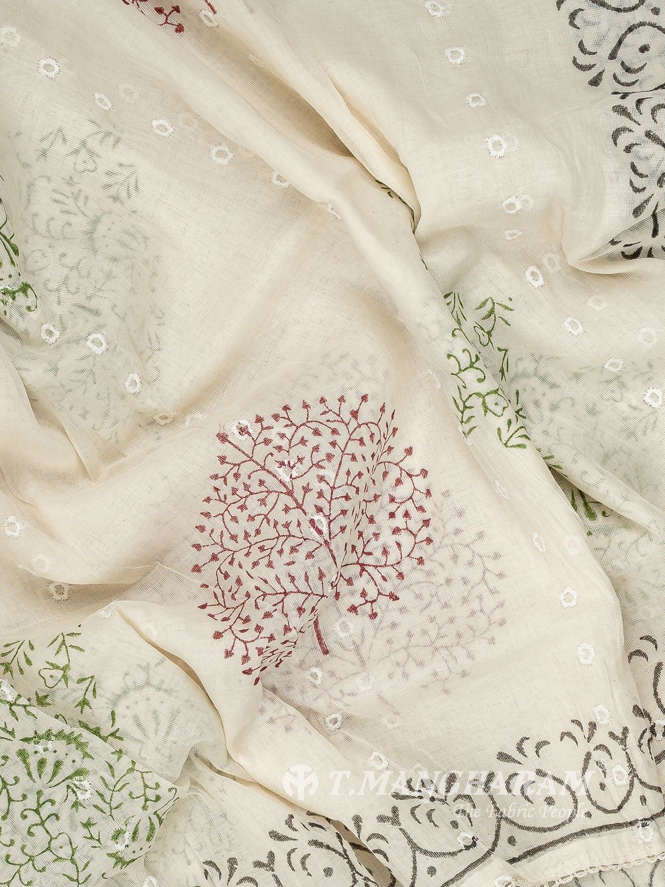Cotton Chudidhar Fabric Set