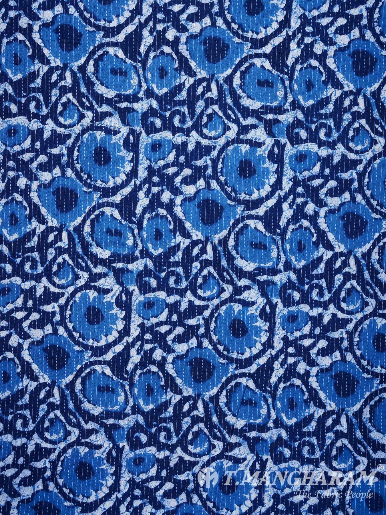 Indigo Cotton Fabric - EC0862 VIEW-3
