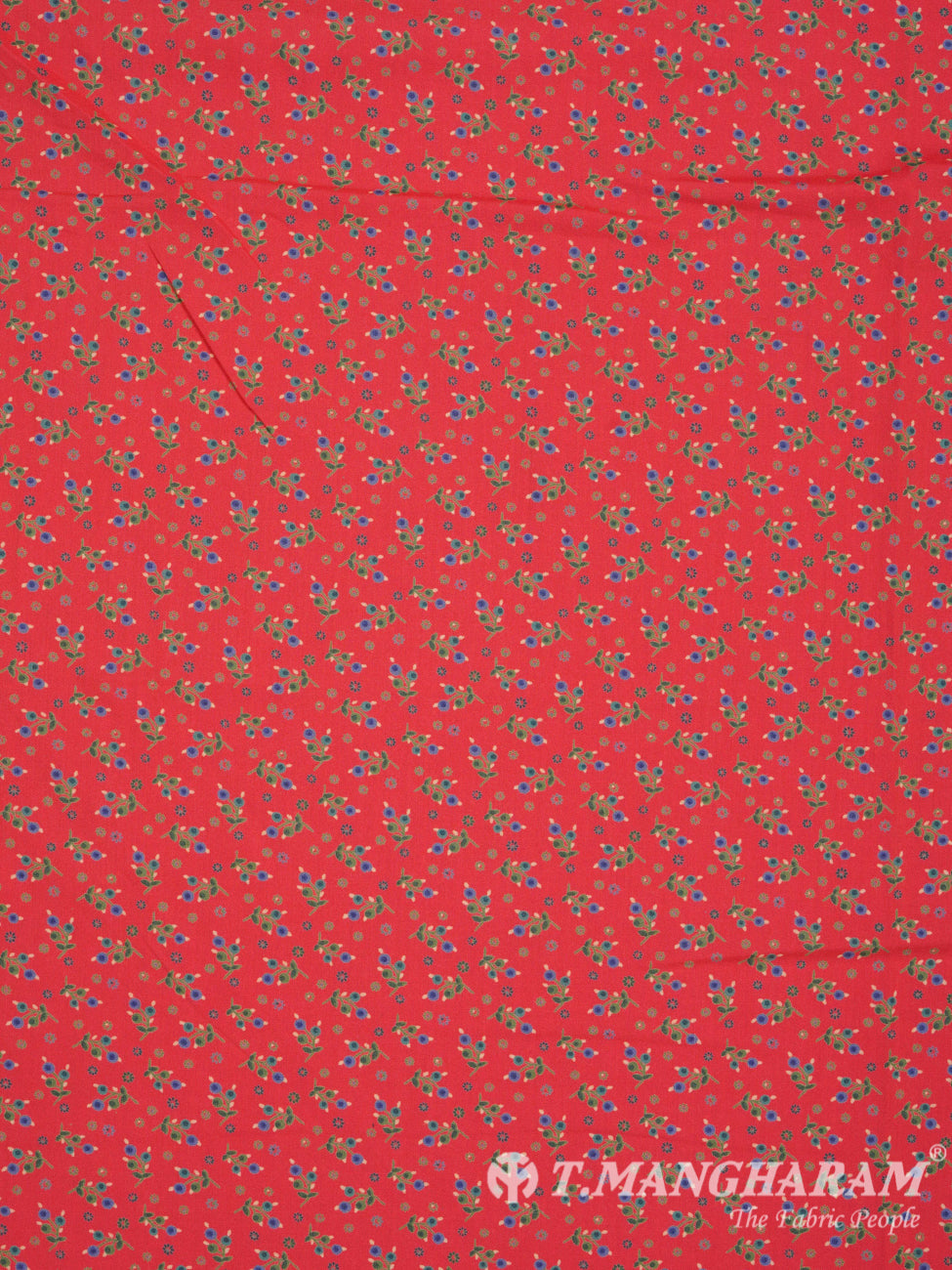 Red Cotton Fabric - EC2146 view-3