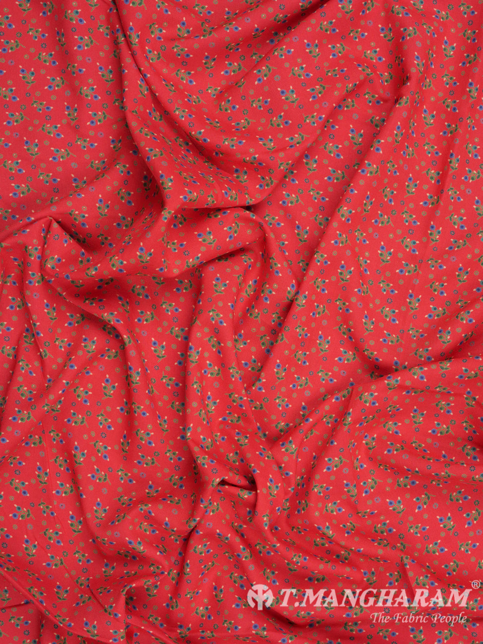 Red Cotton Fabric - EC2146 view-4