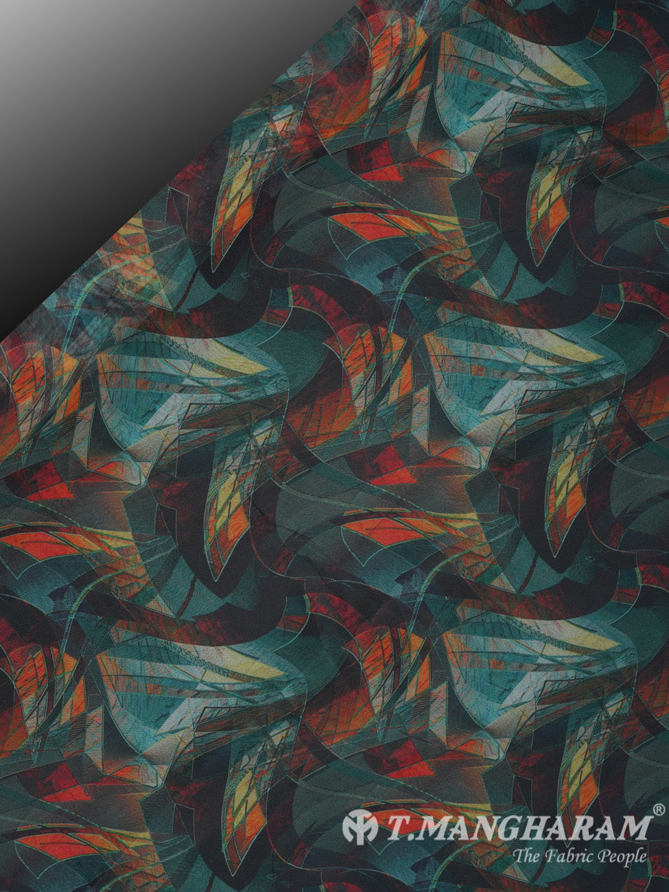 Multicolor Tissue Organza Fabric - EB1270 view-2