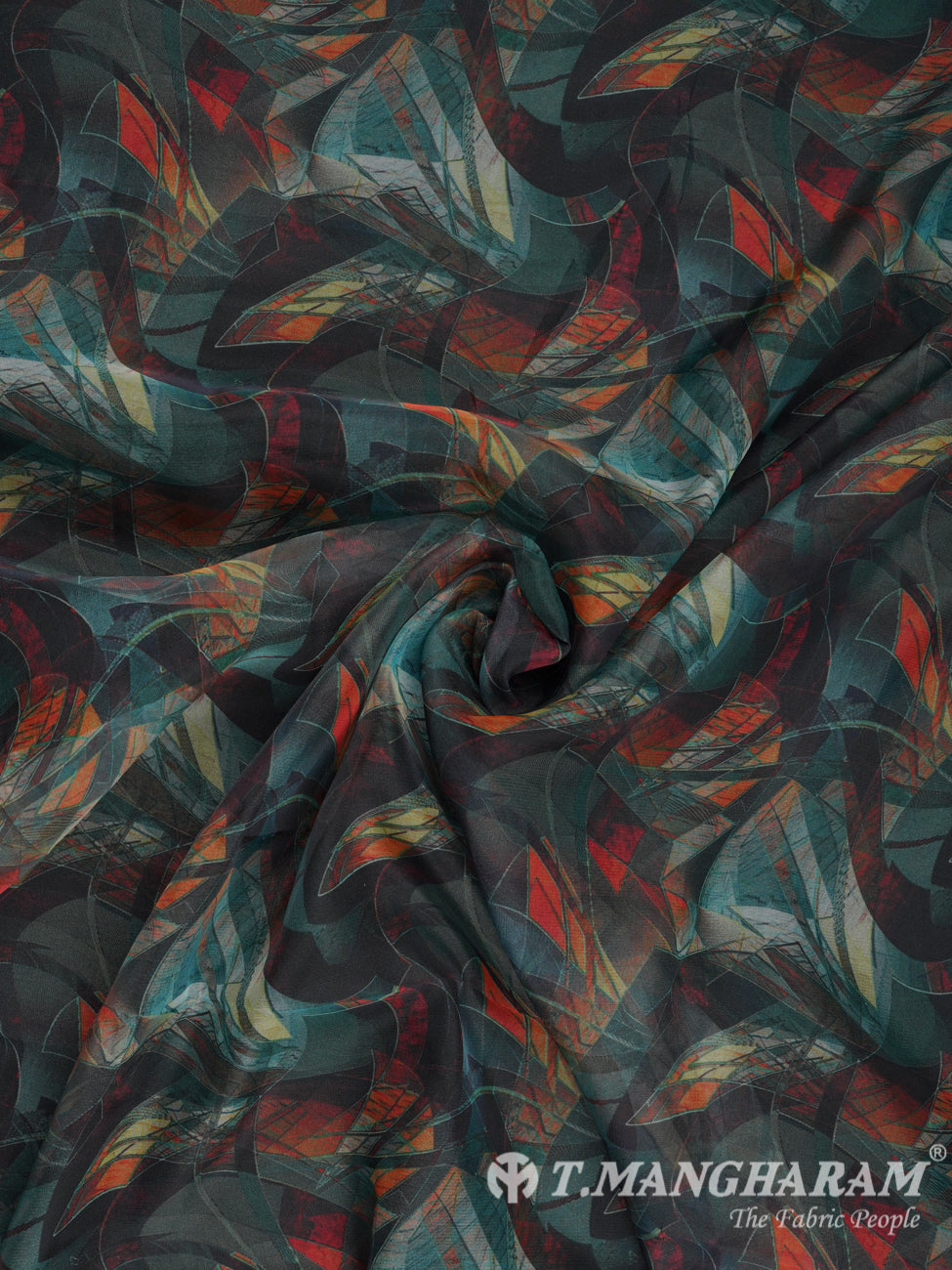 Multicolor Tissue Organza Fabric - EB1270 view-1