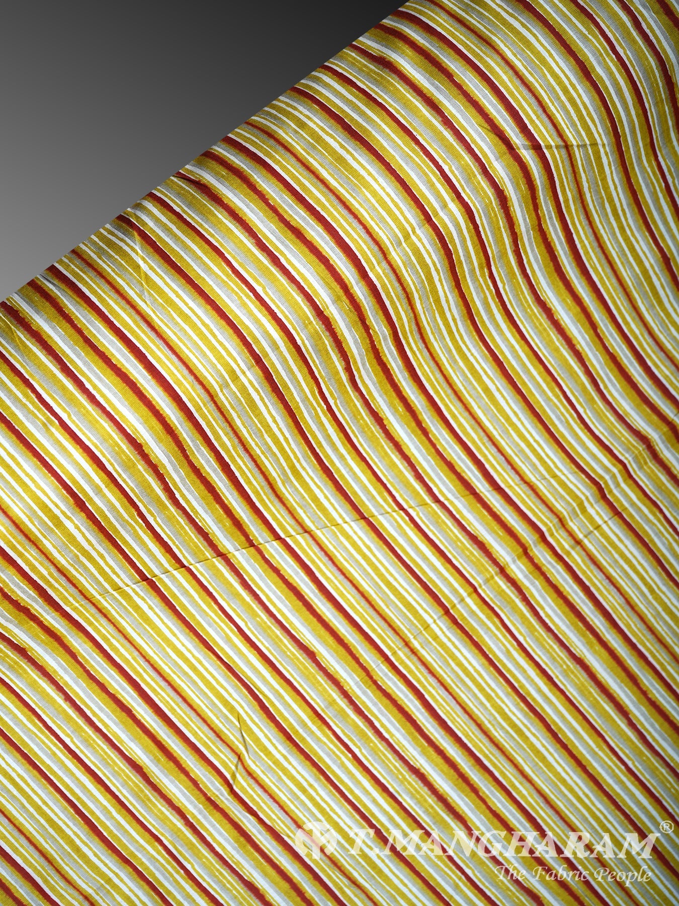 Mustard Yellow Cotton Fabric - EC2834 view-2