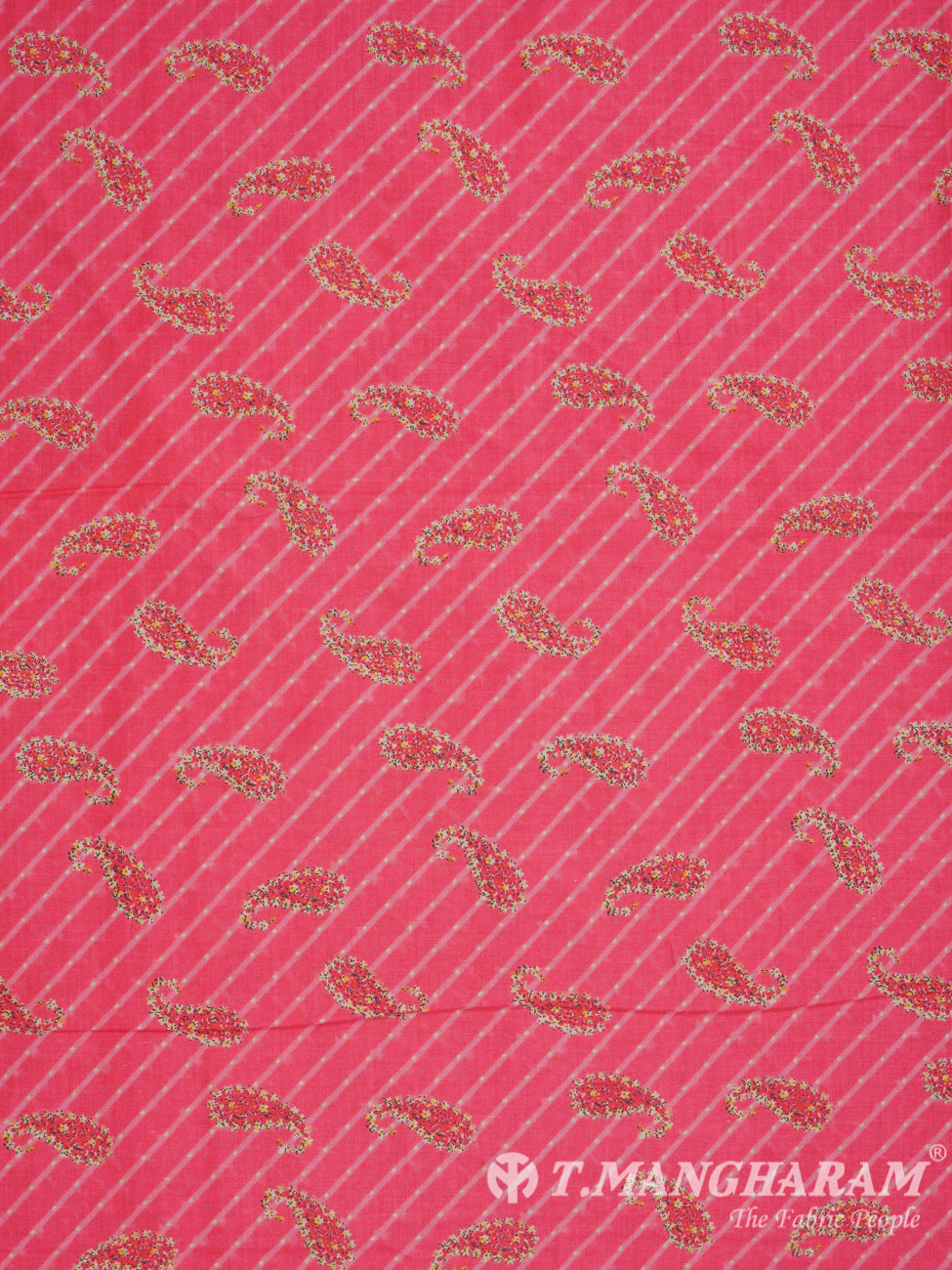 Red Cotton Fabric - EB1329 view-3