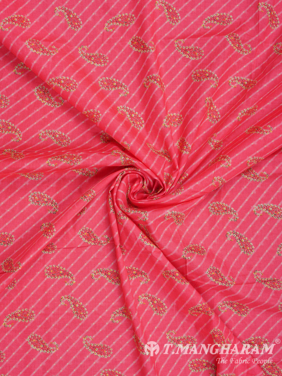 Red Cotton Fabric - EB1329 view-1