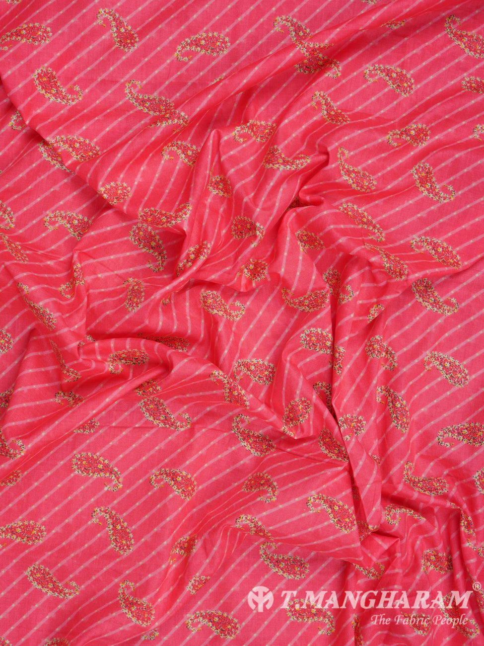 Red Cotton Fabric - EB1329 view-4