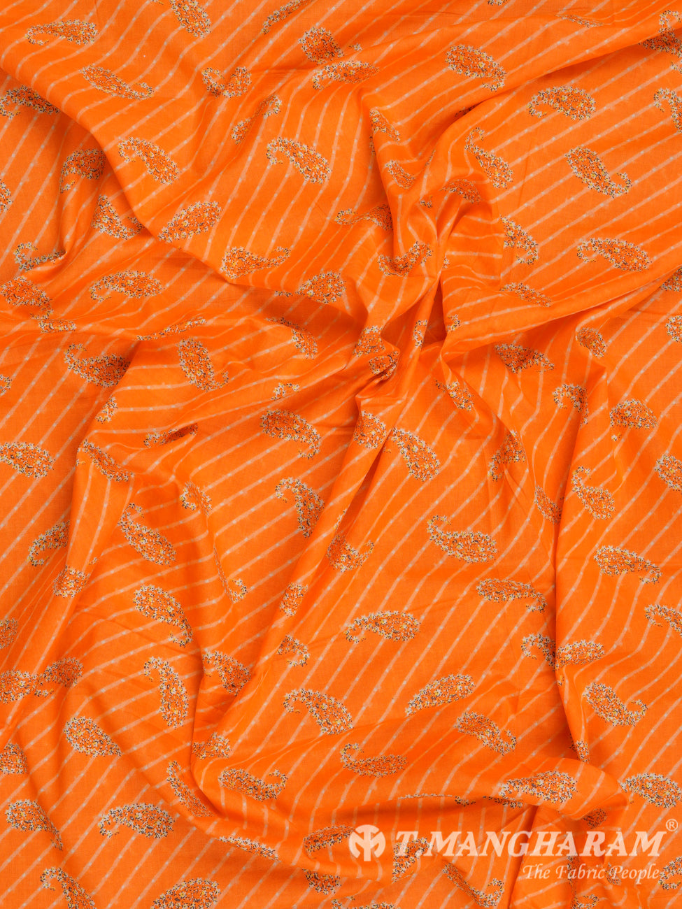 Orange Cotton Fabric - EB1342 view-3
