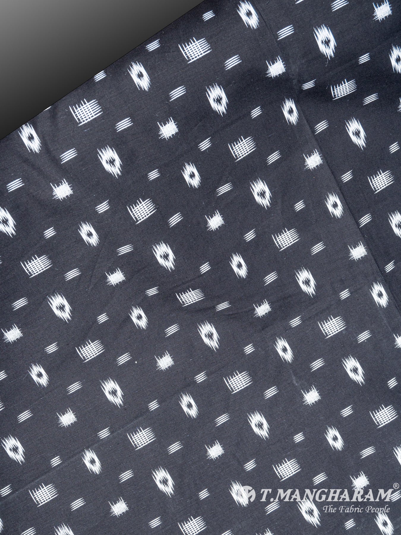 Black Cotton Fabric - EC6283 view-2