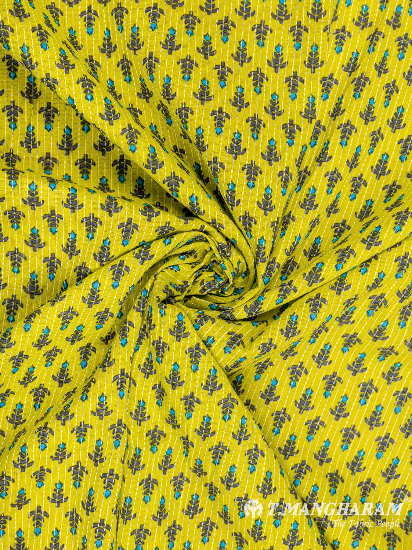 Yellow Cotton Fabric - EC6203 view-1