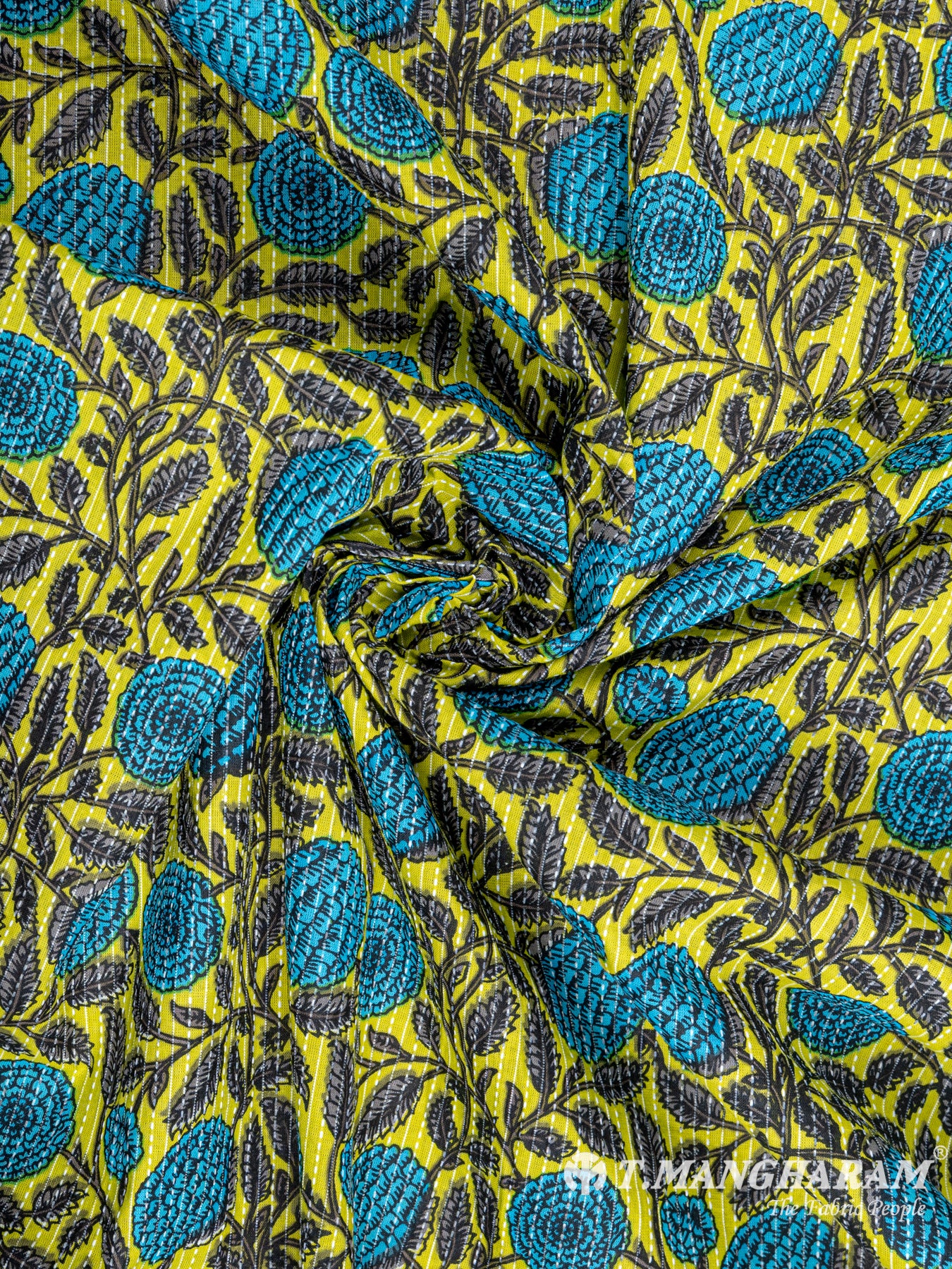 Yellow Cotton Fabric - EC6204 view-1