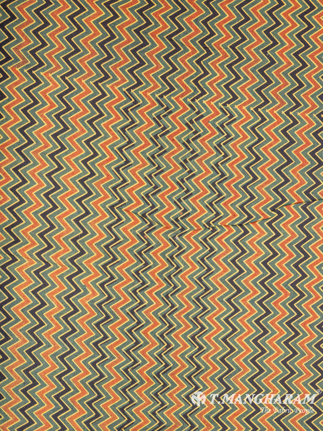 Green Cotton Fabric - EC6227 view-3