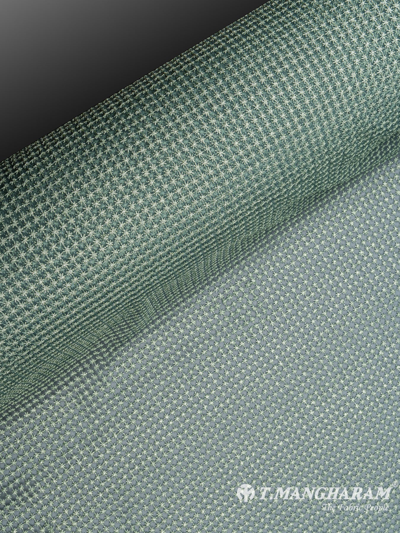 Mehndi Green Georgette Fabric - EC4823 view-2