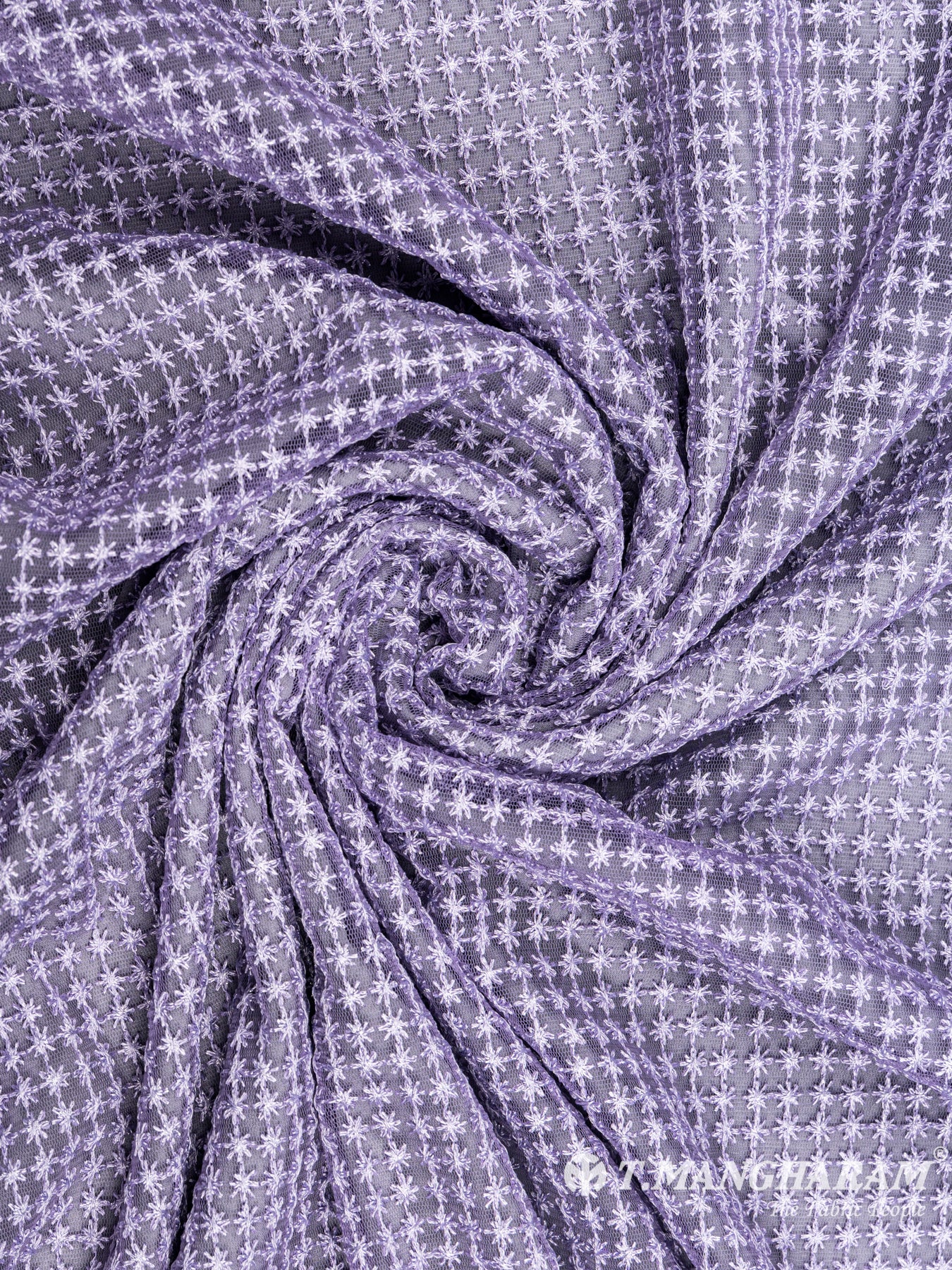 Violet Georgette Fabric - EC4828 view-1