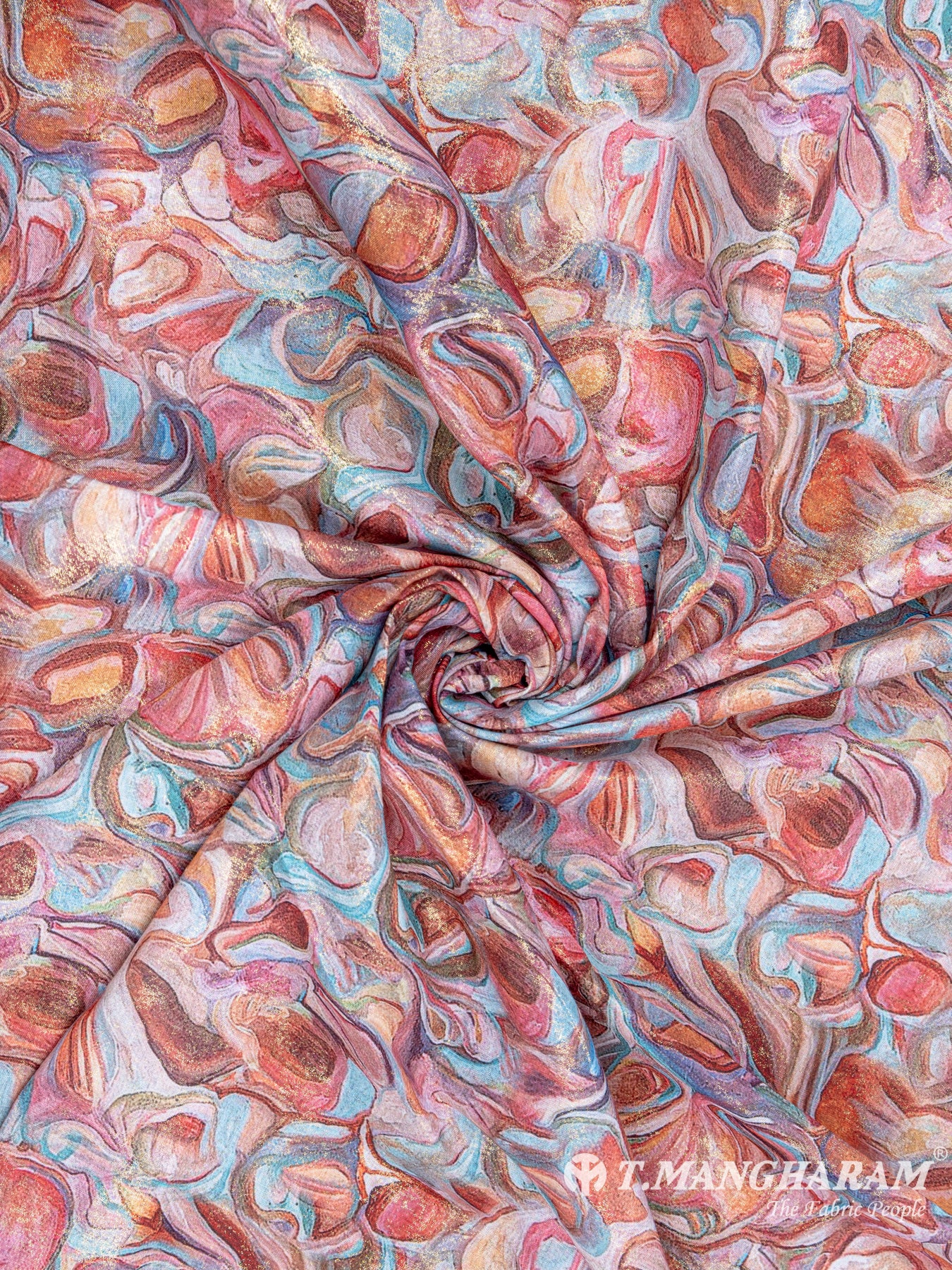 Multicolor Cotton Fabric - EC6254 view-1