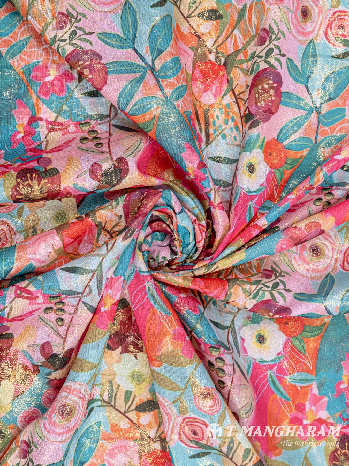 Pink Cotton Fabric - EC6247 view-1