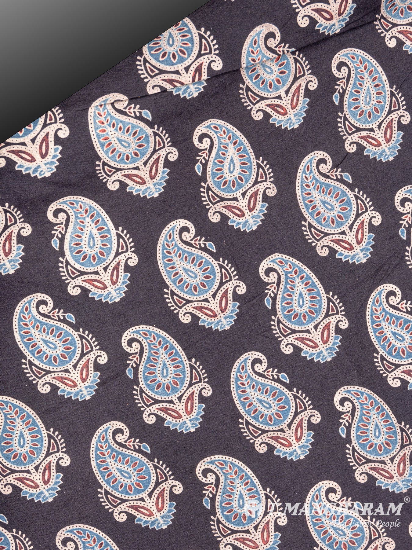 Black Cotton Fabric - EC6234 view-2