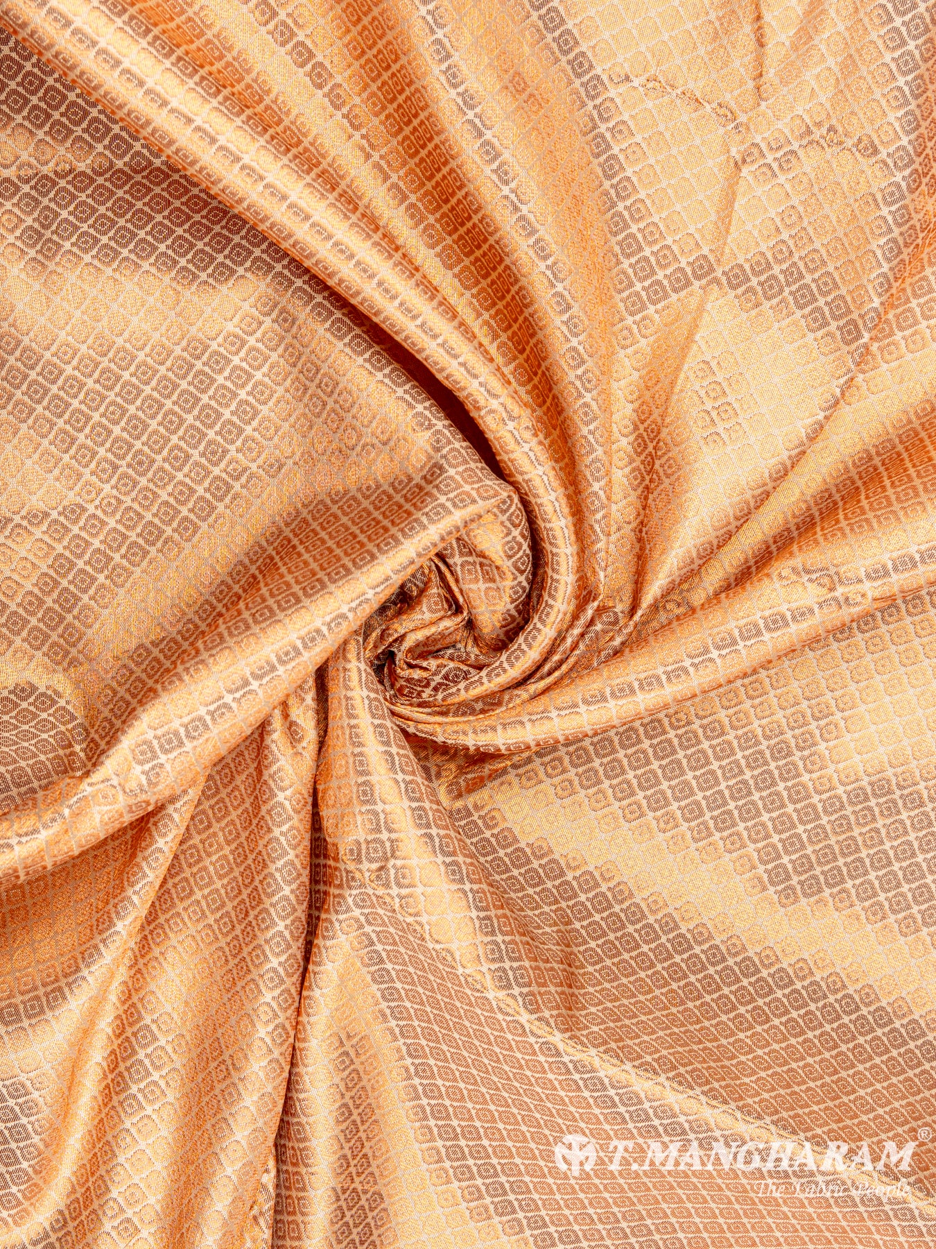 Gold Semi Banaras Fabric - EC6259 view-1