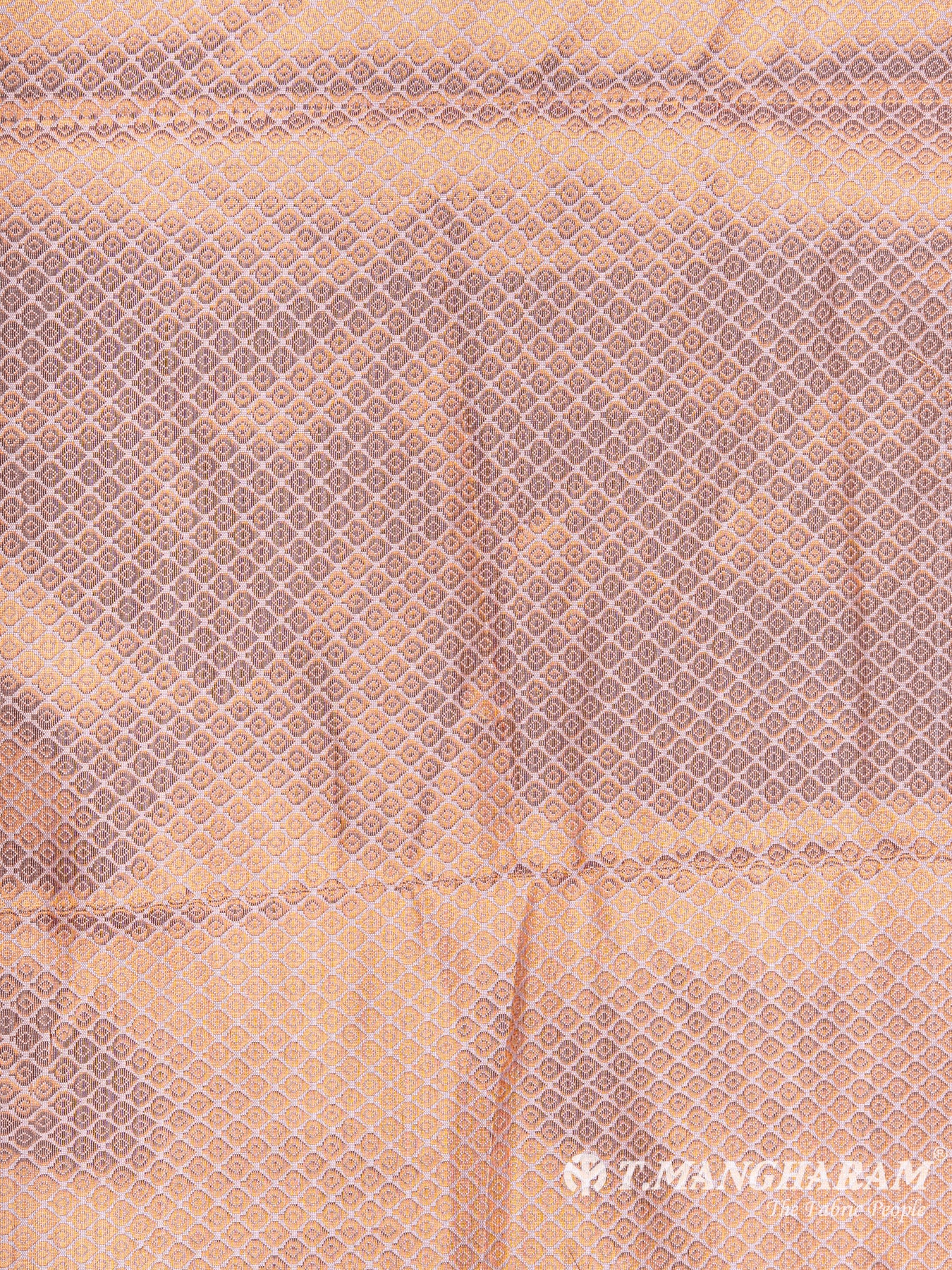 Violet Semi Banaras Fabric - EC6263 view-3