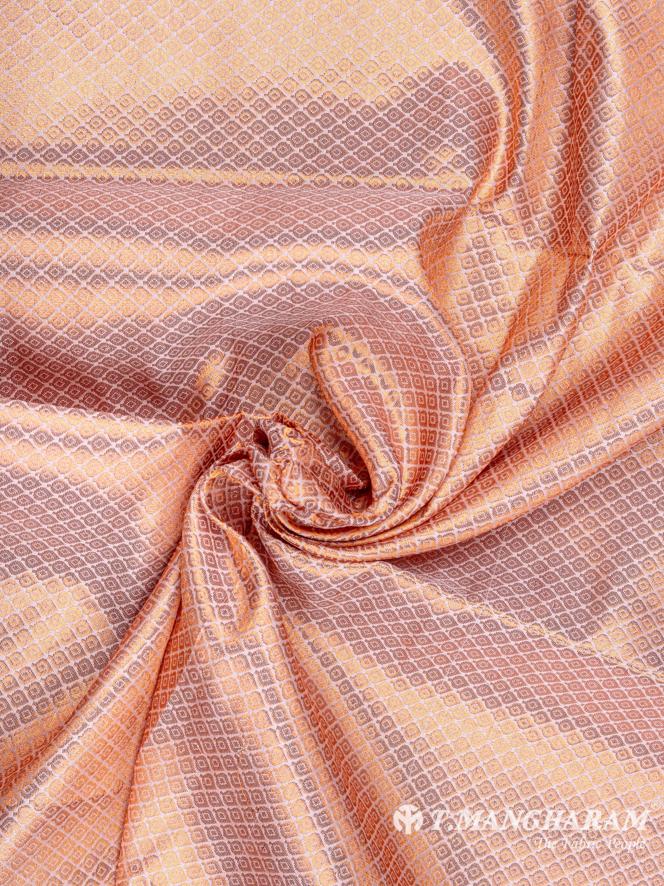 Violet Semi Banaras Fabric - EC6263 view-1