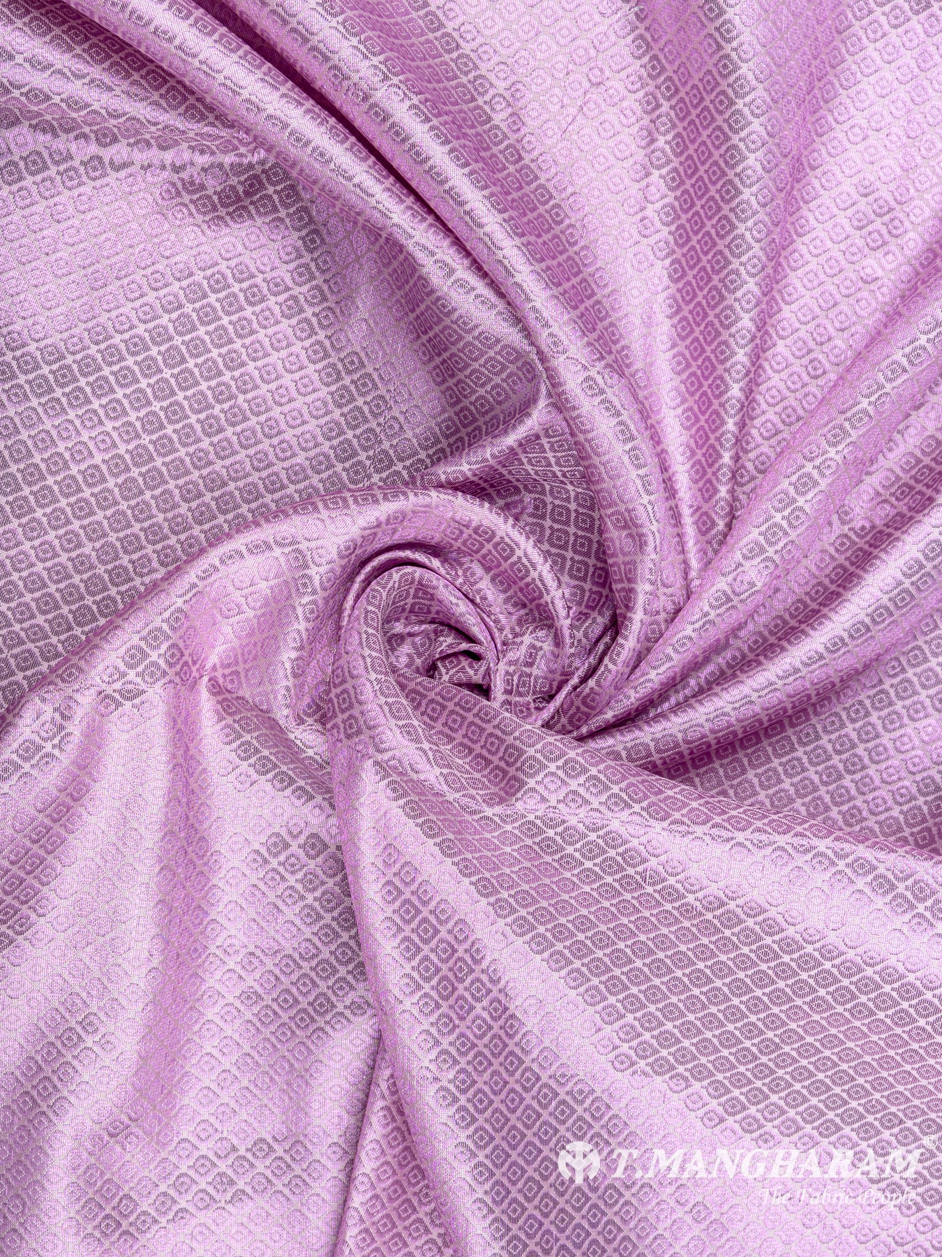 Violet Semi Banaras Fabric - EC6265 view-1