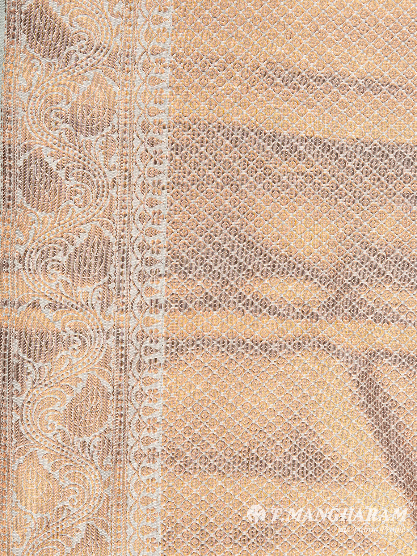 Pista Green Semi Banaras Fabric - EC6261 view-5