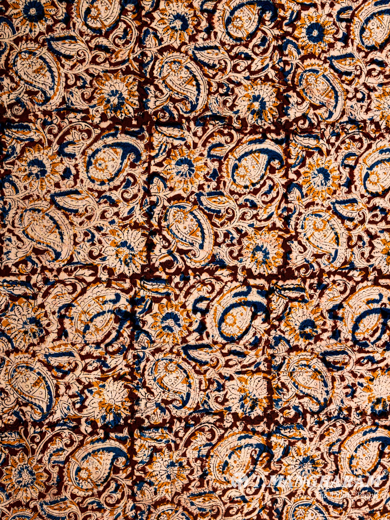 Maroon Cotton Fabric - EA1595 view-3