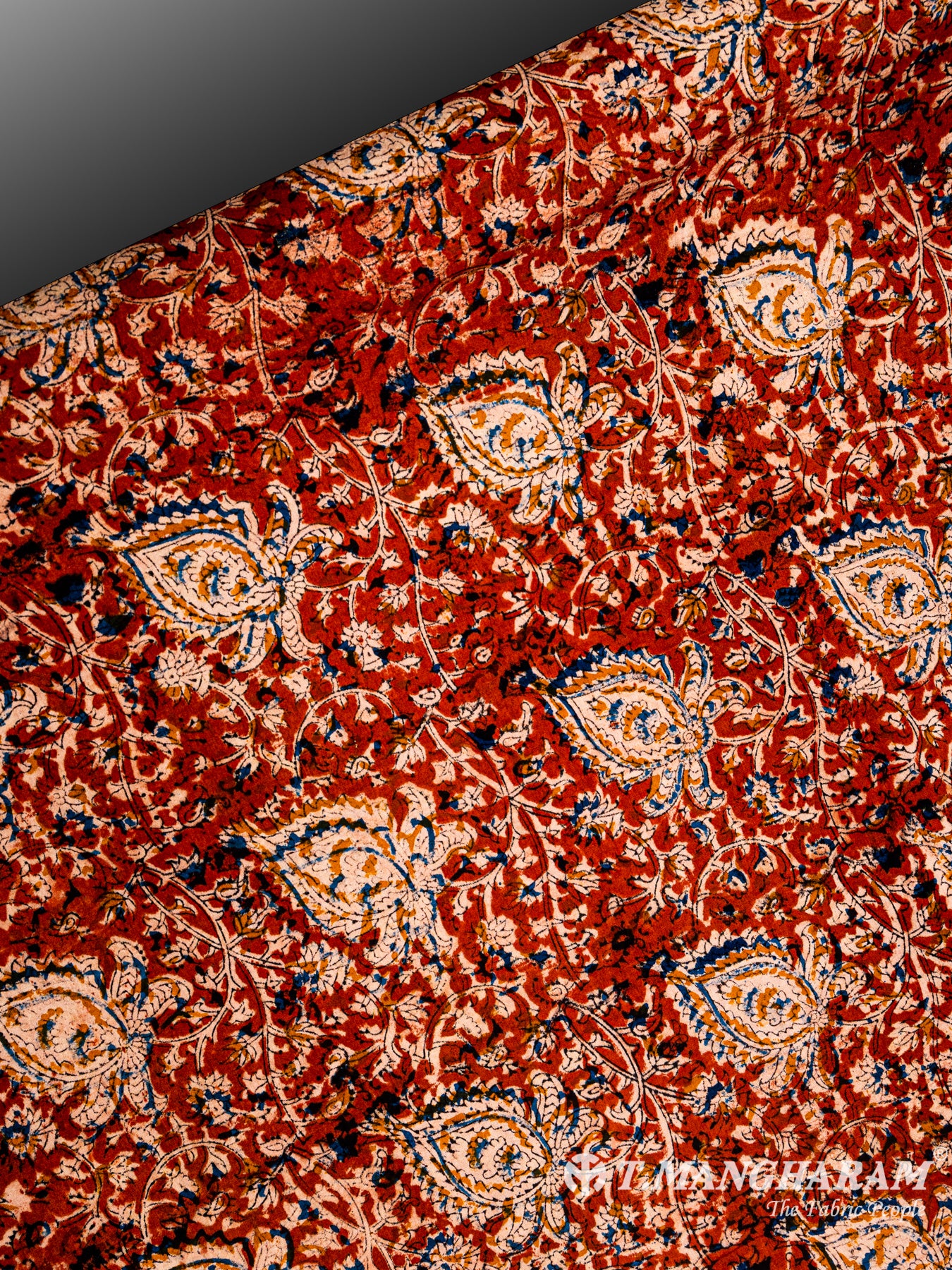 Maroon Cotton Fabric - EA1578 view-2