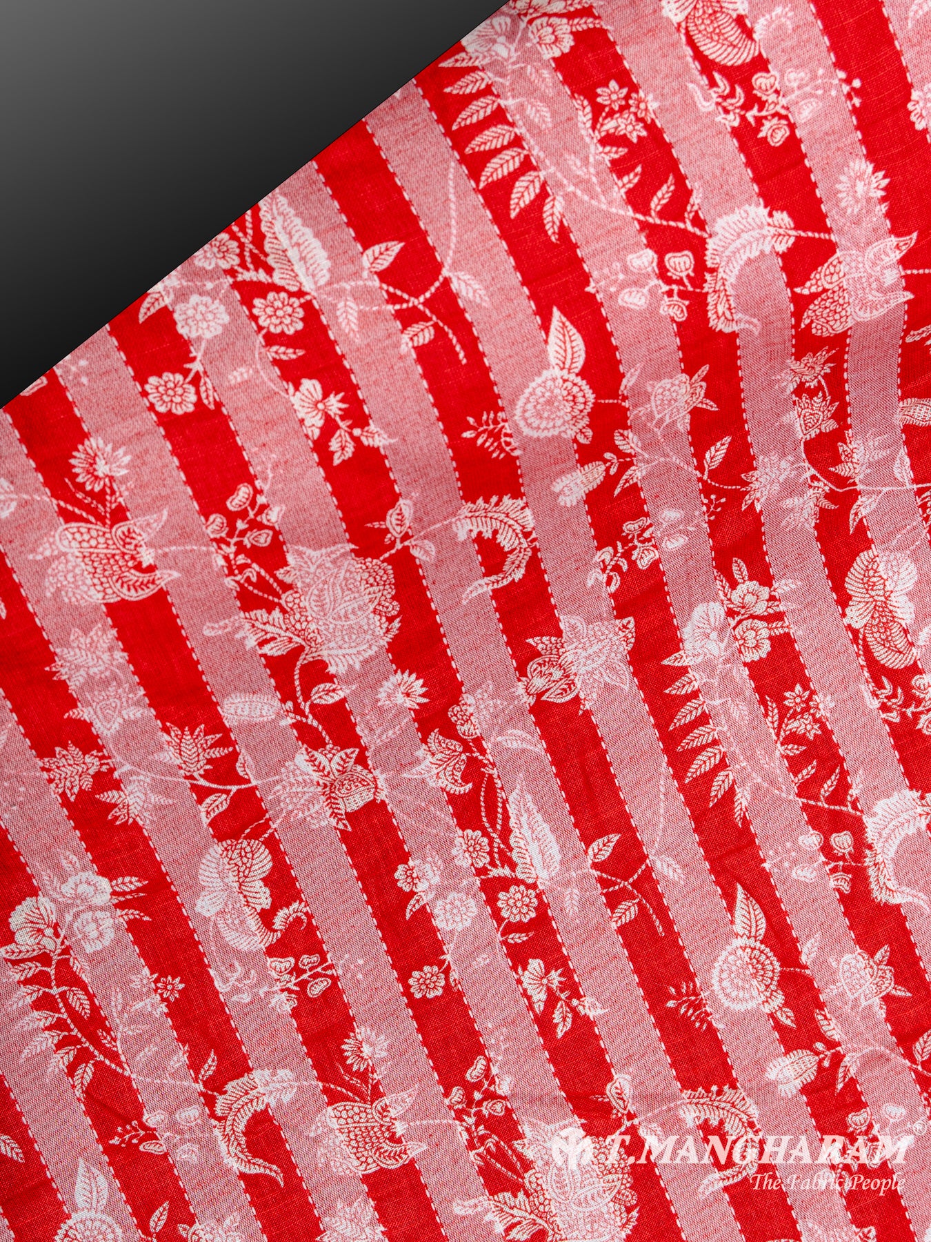 Red Cotton Fabric - EC6370 view-2
