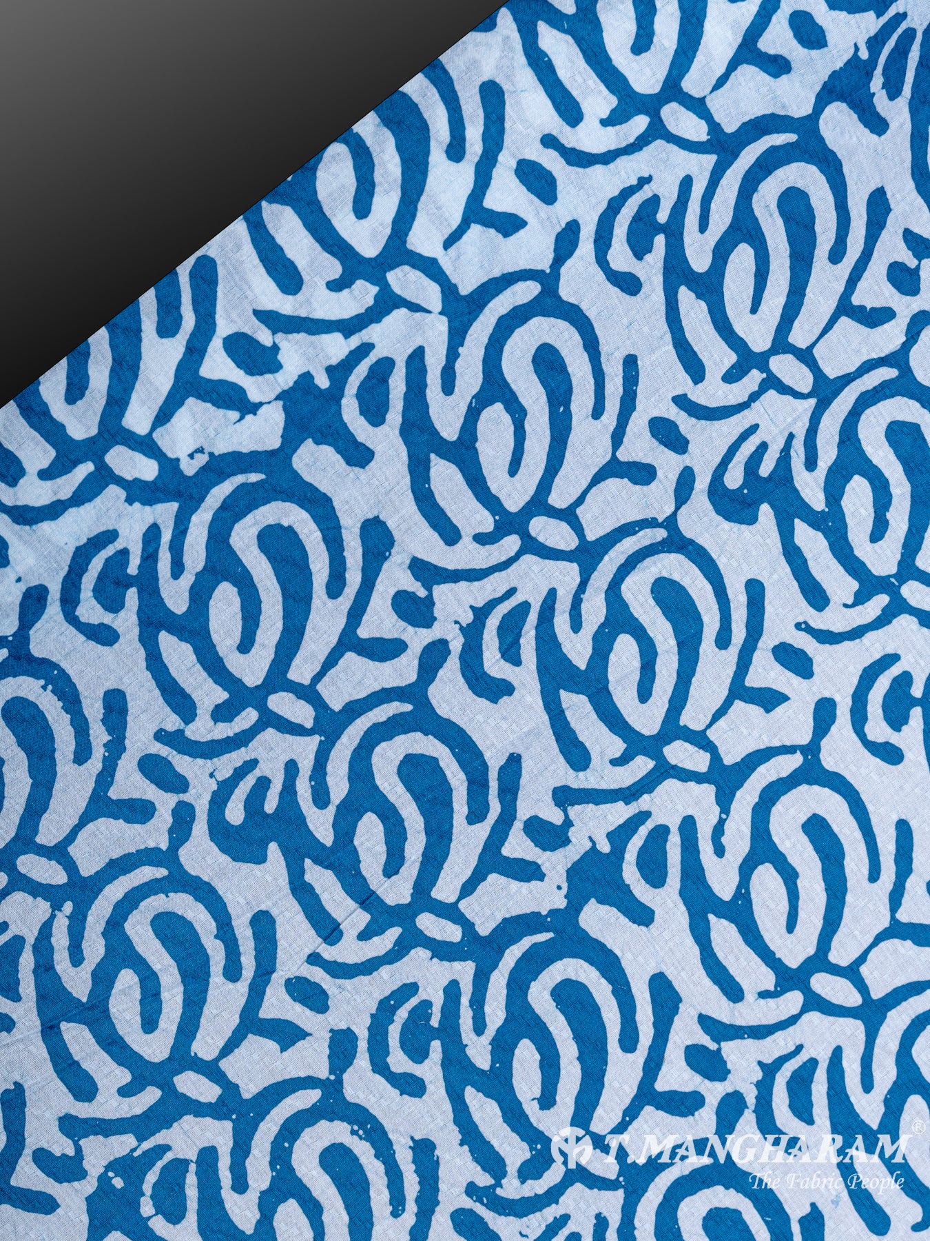 Blue Cotton Fabric - EC6353 view-2
